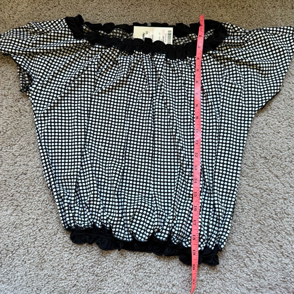 NWT Max Studio Blouse black & white small - Picture 4 of 5